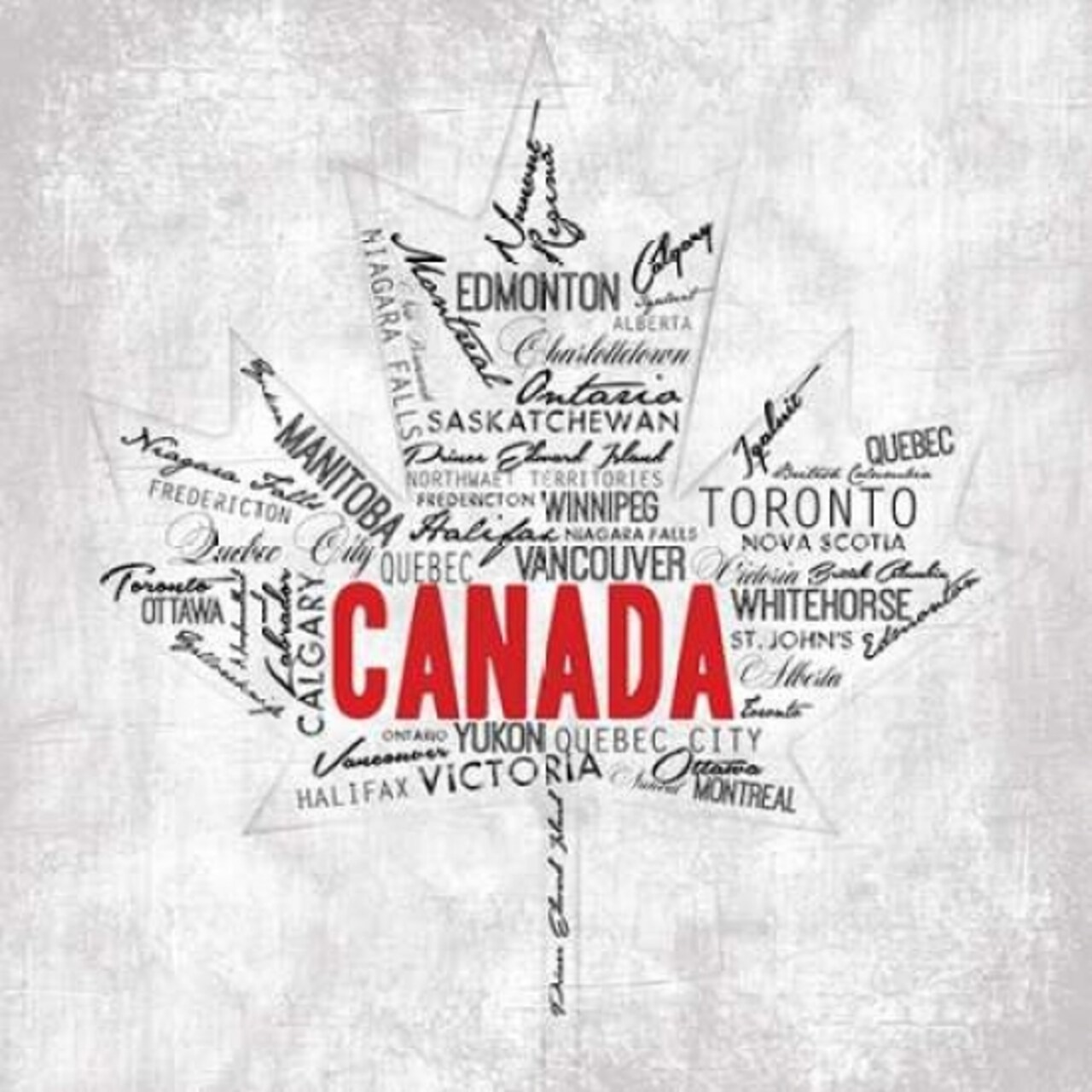 Canada Provinces Poster Print by OnRei OnRei - Item # VARPDXONSQ041A